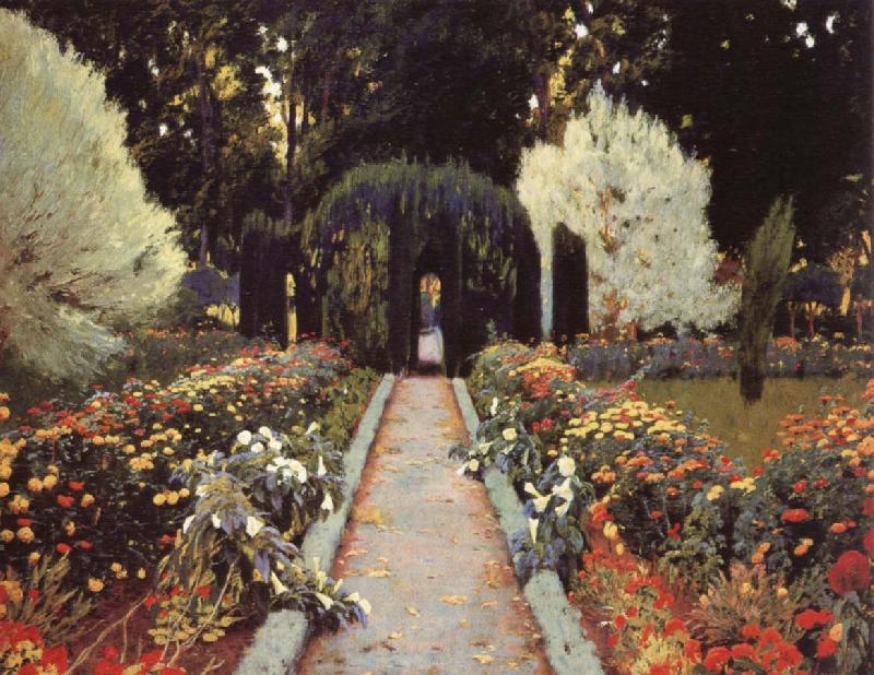 Prats, Santiago Rusinol A Garden in Aranjuez